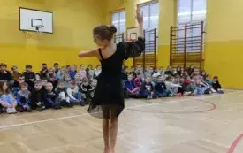 Zdjęcia z występu tańca towarzyskiego
