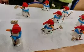 Bałwanki a klock&oacute;w lego