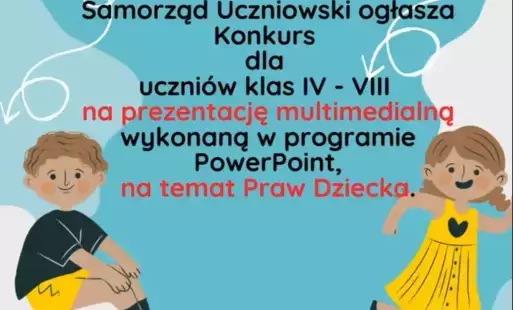 Plakat Konkurs o Prawach dziecka