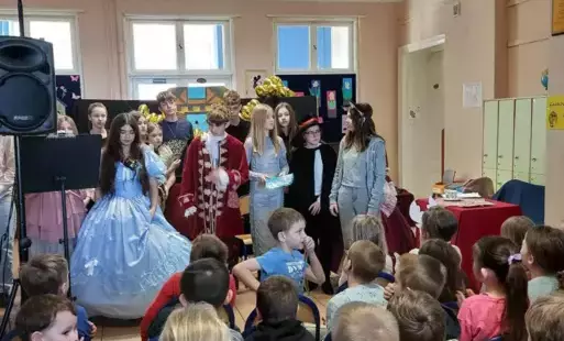 Aktorzy przedstawienie o Kopciuszku