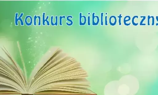 Plakat konkurs biblioteczny